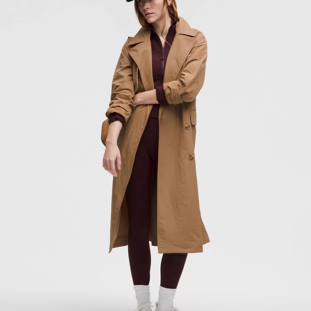 Lululemon Classic Tan Women's Trench Coat